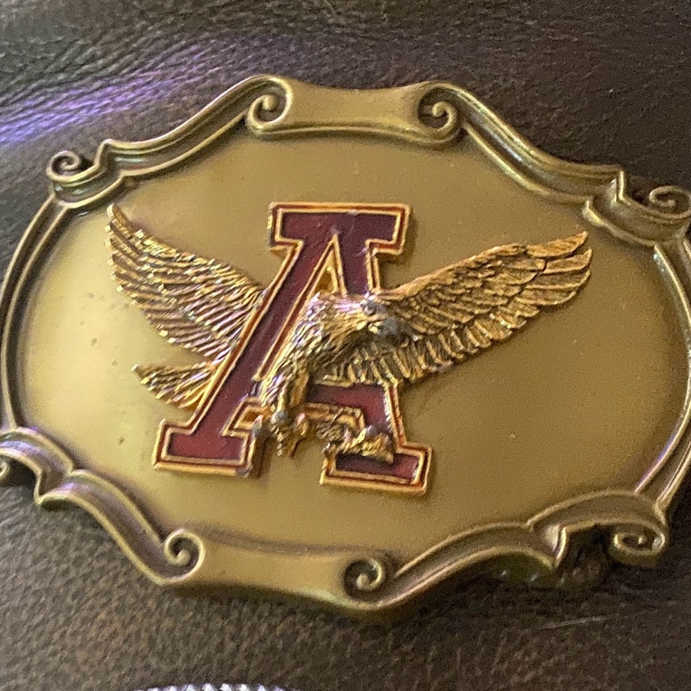 Vintage Anheuser-Busch Budweiser Beer Belt Buckle Made By Raintree In 1977